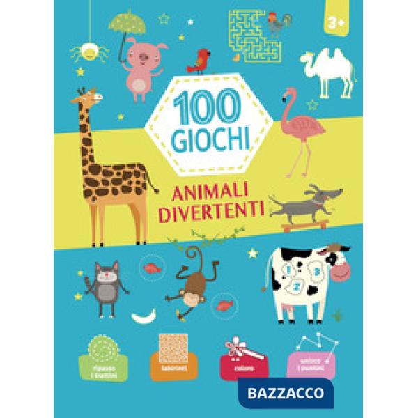 Animali divertenti. 100 giochi. Ediz. a colori