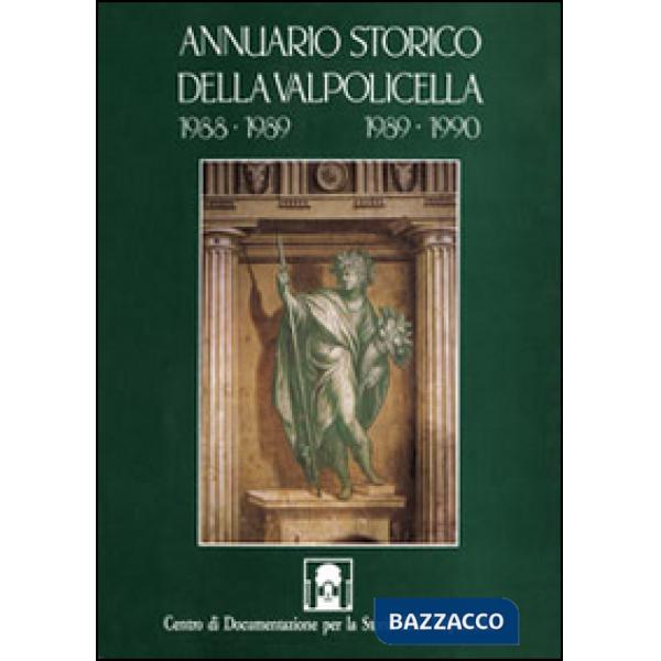 Annuario storico della Valpolicella 1988-1989, 1989-1990
