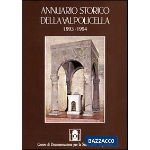 Annuario storico della Valpolicella 1993-1994