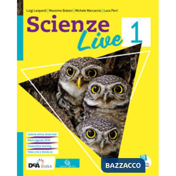 SCIENZE LIVE ED. CURRICULARE VOL. 1 + EASY EBOOK (DVD) + EBOOK + DIA