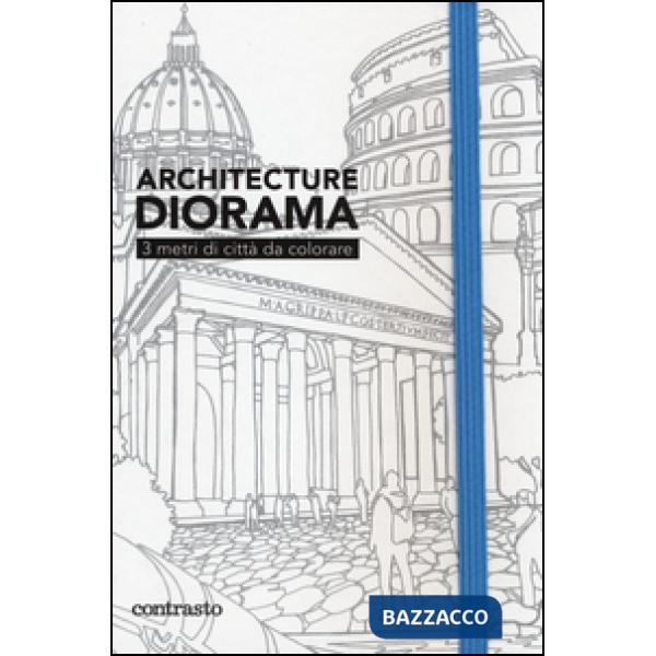 Architecture diorama. 3 metri di città da colorare