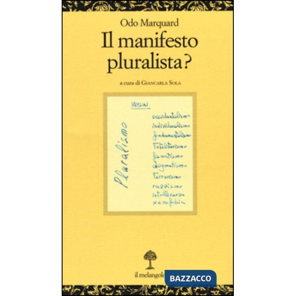 Manifesto pluralista? (Il)