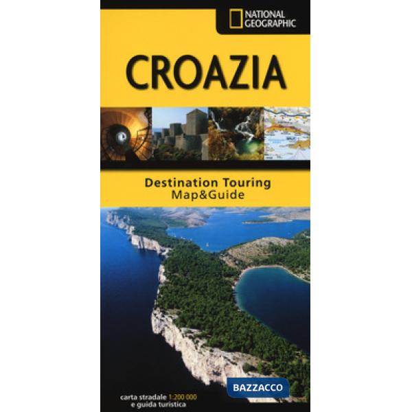 Croazia. Carta stradale e guida turistica. 1:200.000