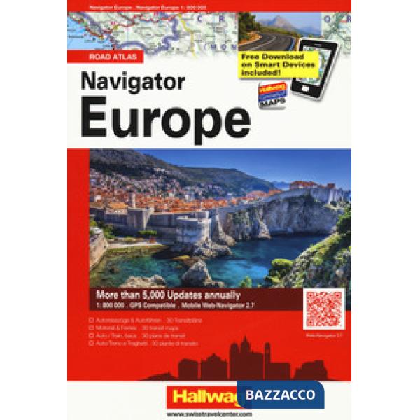 Navigator Europe 1:800.000. Road atlas. Ediz. multilingue