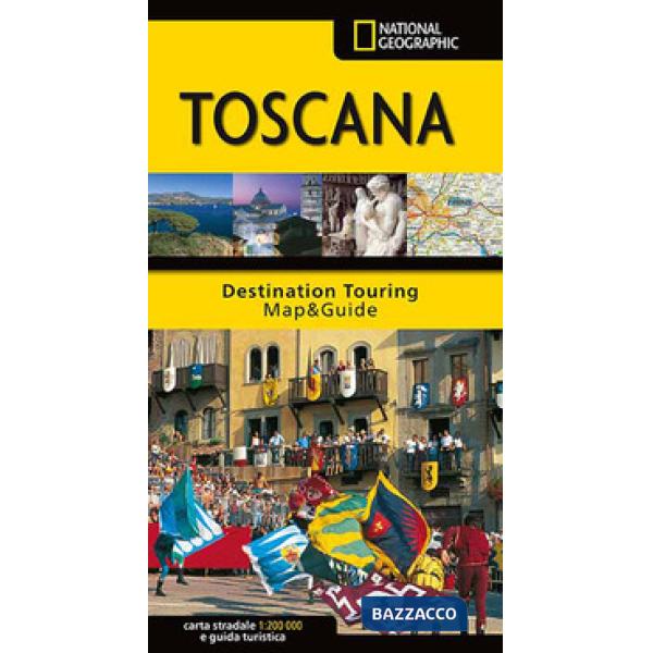 Toscana. Carta stradale e guida turistica. 1:200.000