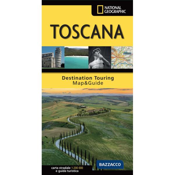Toscana. Carta stradale e guida turistica. 1:200.000