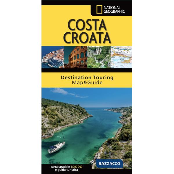Costa croata. Carta stradale 1:200.000 e guida turistica