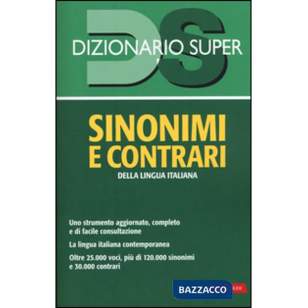 Dizionario sinonimi e contrari della lingua italiana