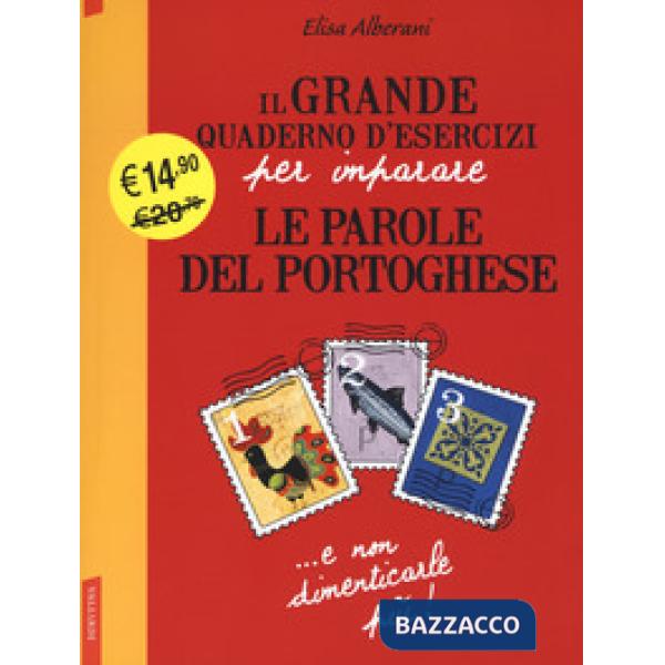 Grande quaderno d'esercizi per imparare le parole del portoghese (Il)