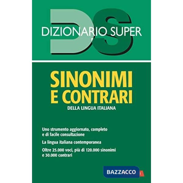 Dizionario sinonimi e contrari della lingua italiana