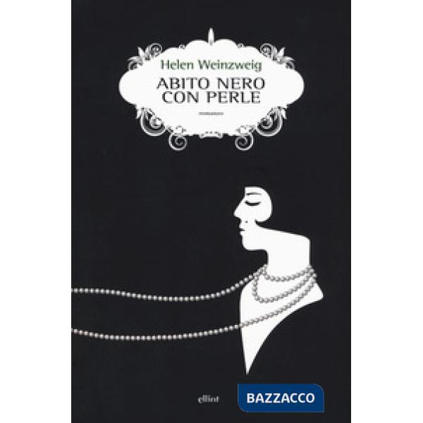 Abito nero con perle