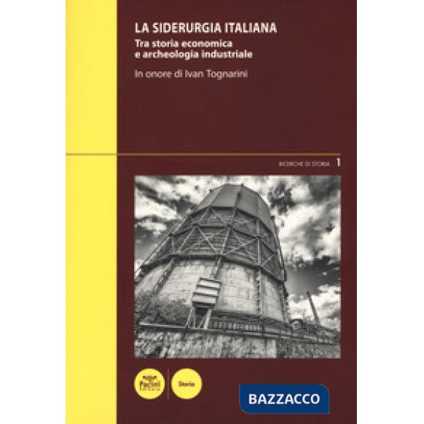 Siderurgia italiana. Tra storia economica e archeologia industriale. In onore di Ivan Toganrini. Atti del Convegno di studi (Pio