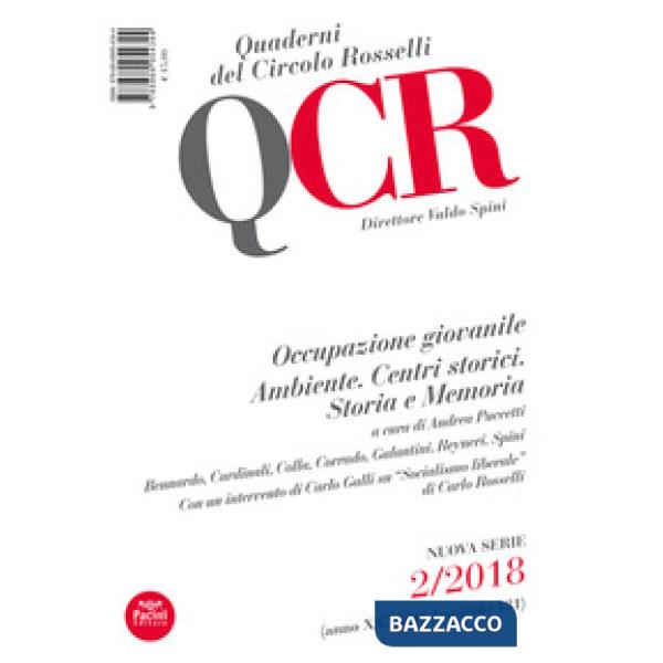 QCR. Quaderni del Circolo Fratelli Rosselli (2018). Vol. 2