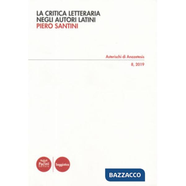 Critica letteraria negli autori latini (La)