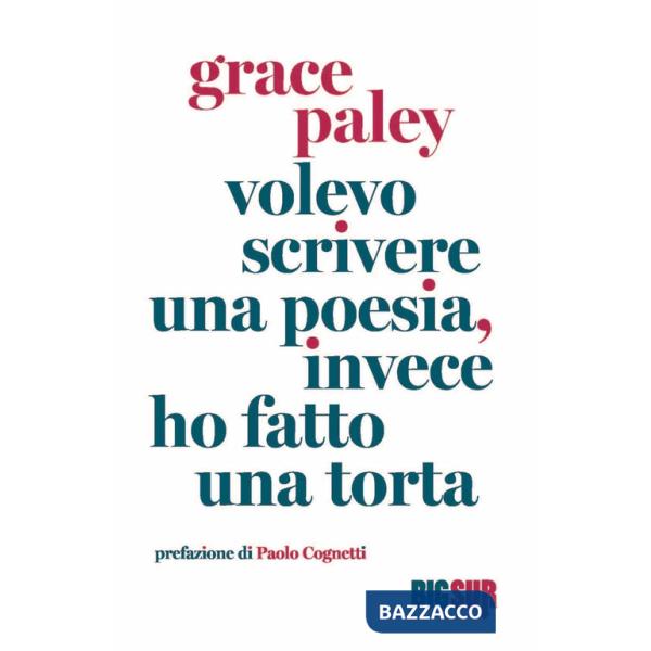 Volevo scrivere una poesia, invece ho fatto una torta