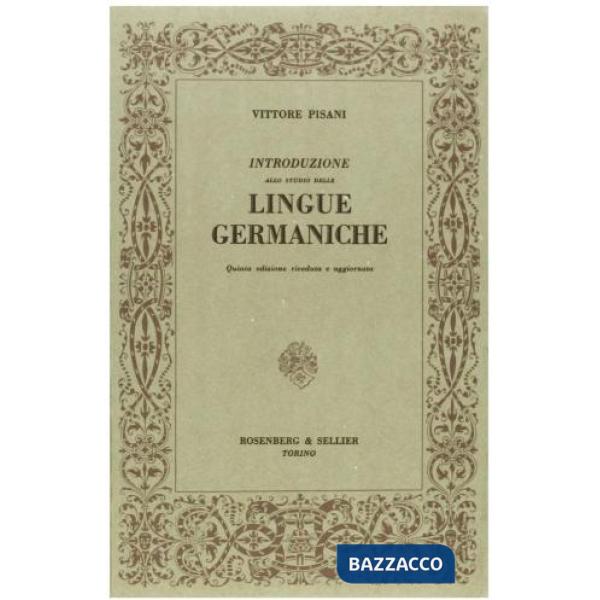 Introduzione allo studio delle lingue germaniche