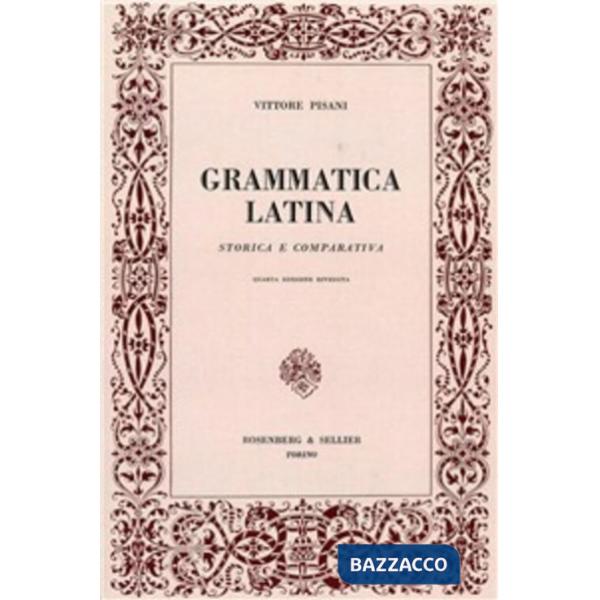 Grammatica latina storia e comparativa
