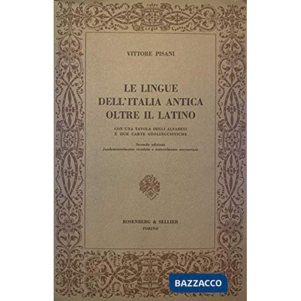 Lingue dell'Italia antica oltre il latino (Le)