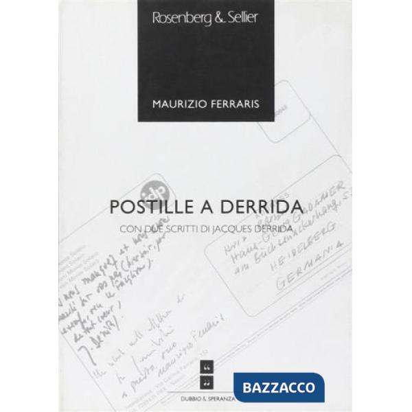 Postille a Derrida