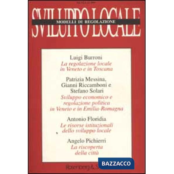 Sviluppo locale. Vol. 12: Modelli di regolazione