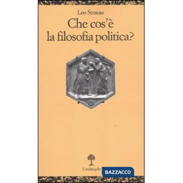 Che cos'è la filosofia politica?