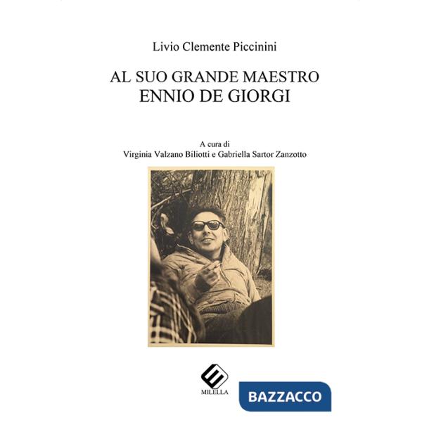 Al suo grande maestro Ennio De Giorgi