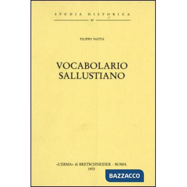 Vocabolario sallustiano (rist. anast. 1894)