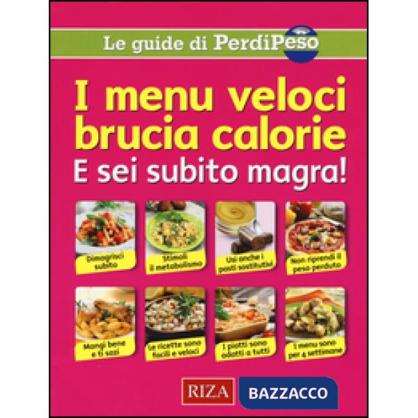 Menu veloci brucia calorie (I)