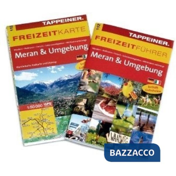 Guida per il tempo libero. Merano e dintorni. 1:50.000