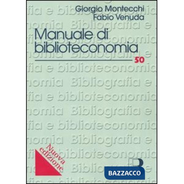 Manuale di biblioteconomia