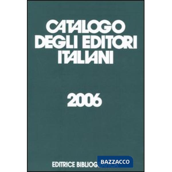 Catalogo degli editori italiani 2006