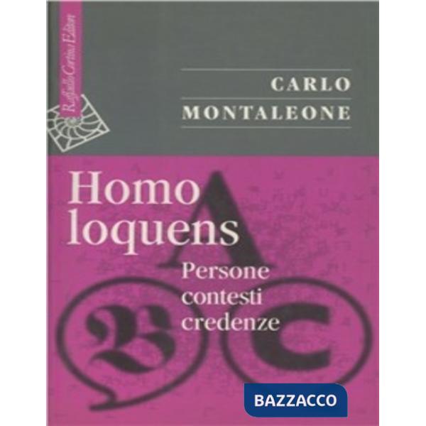 Homo loquens. Persone, contesti, credenze