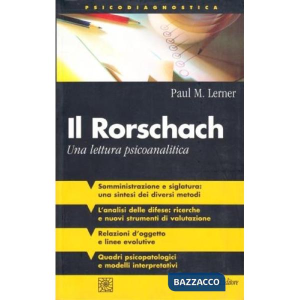 Rorschach. Una lettura psicoanalitica (Il)