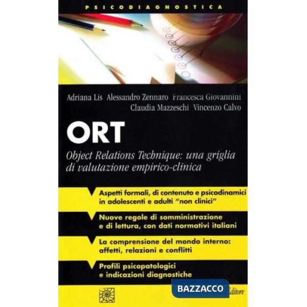 ORT. Object Relations Technique: una griglia di valutazione empirico-clinica
