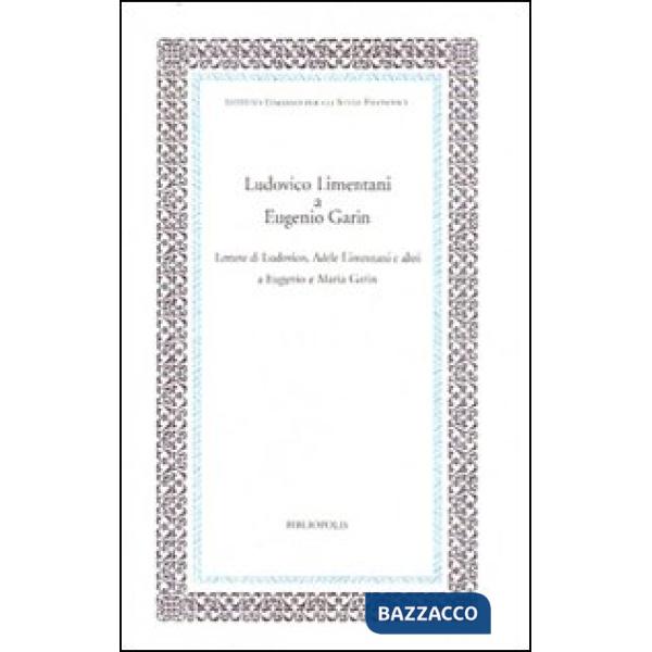 Ludovico Limentani a Eugenio Garin