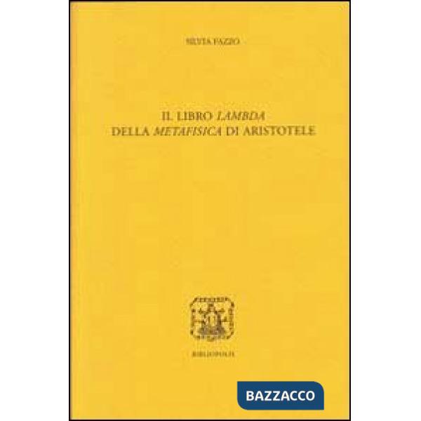Libro Lambda della Metafisica di Aristotele. Ediz. multilingue (Il)