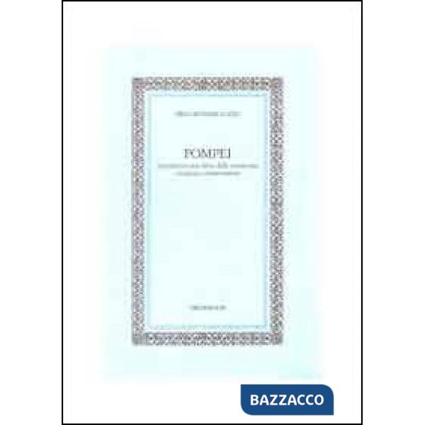Pompei appunti per una storia della conoscenza coscienza e conservazione