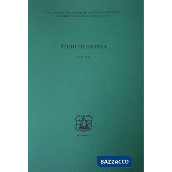 Studi filosofici. Vol. 47