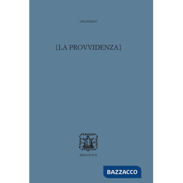 Provvidenza. Ediz. multilingue (La)
