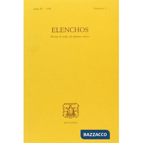 Elenchos n. 2/94
