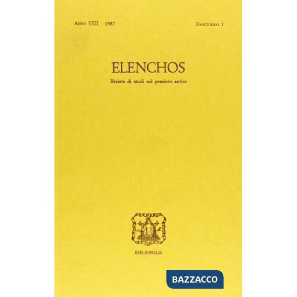 Elenchos n. 1/87