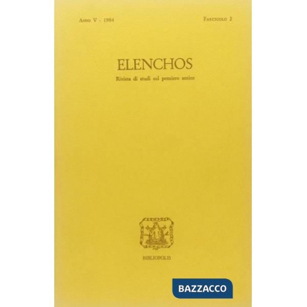 Elenchos n. 2/84