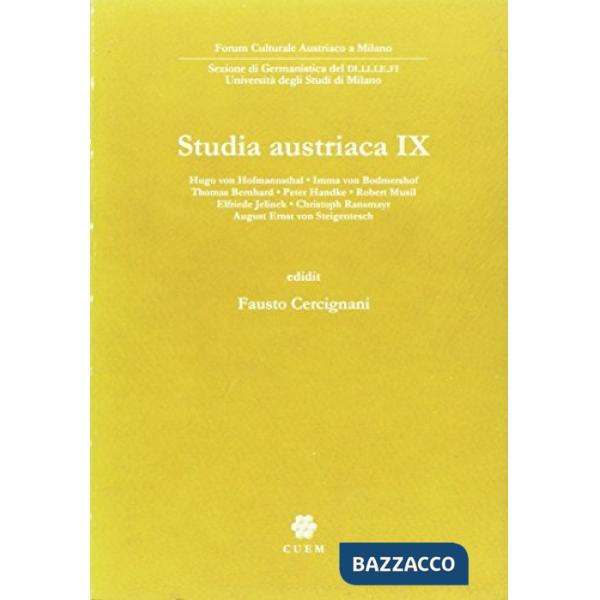 Studia austriaca. Vol. 9