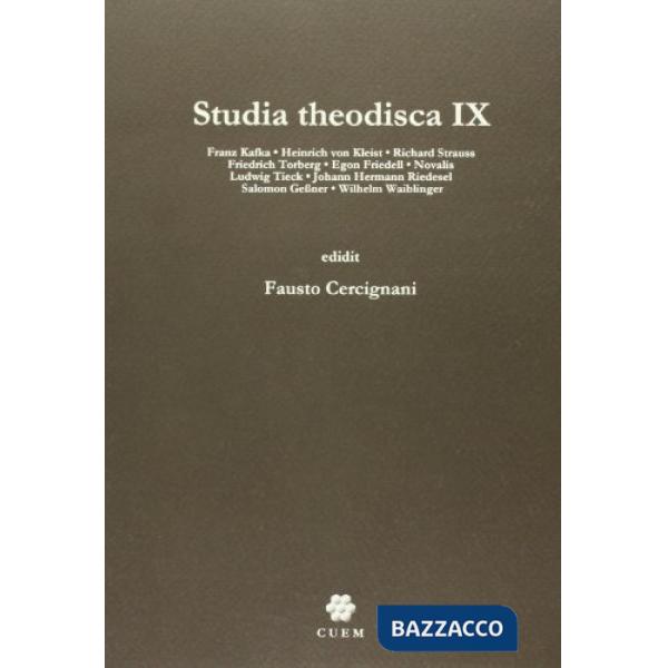 Studia theodisca. Vol. 9