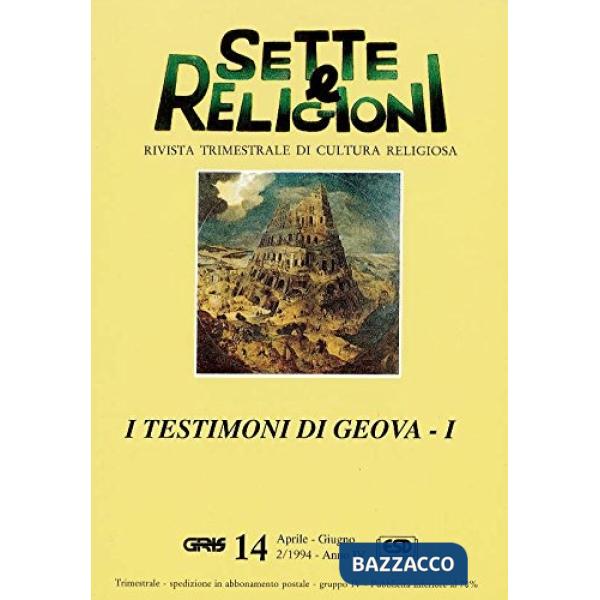 Testimoni di Geova (I). Vol. 1