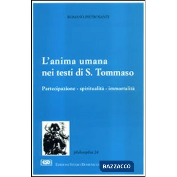 Anima umana nei testi di s. Tommaso (L')