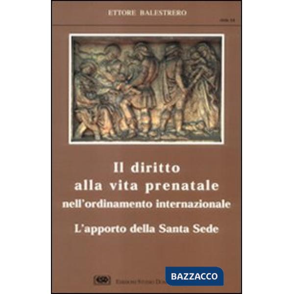 Diritto alla vita prenatale nell'ordinamento internazionale (Il)