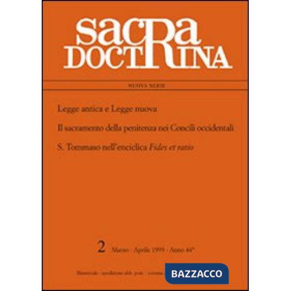Legge antica e legge nuova. Il sacramento della penitenza nei Concili occidental