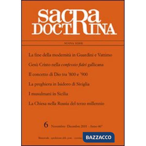 Sacra doctrina (2003). Vol. 48