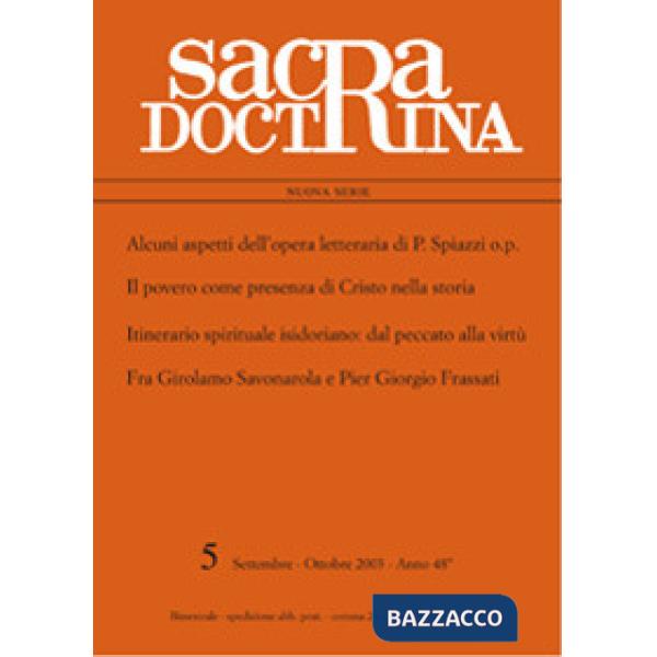 Sacra doctrina (2003). Vol. 48